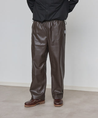 Super Soft PU Leather Track Pants