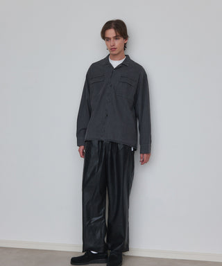 Super Soft PU Leather Track Pants