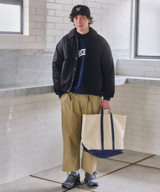 Twill Wide Tuck Chino Trousers KKP