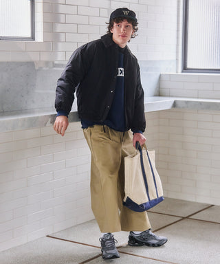 Twill Wide Tuck Chino Trousers KKP