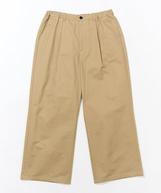 Twill Wide Tuck Chino Trousers KKP