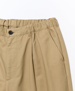 Twill Wide Tuck Chino Trousers KKP