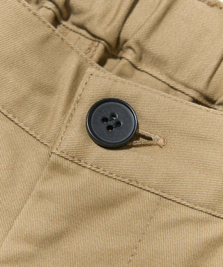 Twill Wide Tuck Chino Trousers KKP