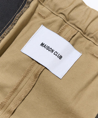 Twill Wide Tuck Chino Trousers KKP