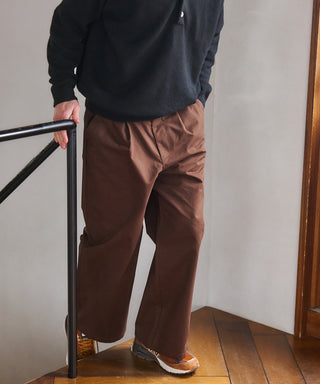 Twill Wide Tuck Chino Trousers KKP