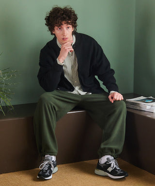 Wool Over Knit MA-1 Cardigan KKP