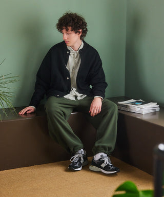 Wool Over Knit MA-1 Cardigan KKP