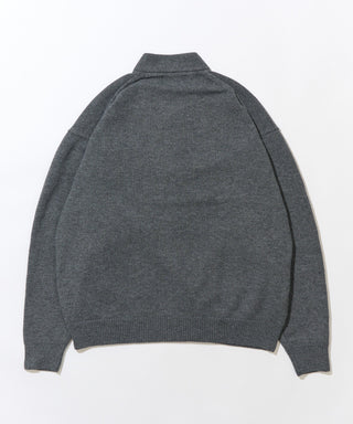 Wool Over Knit MA-1 Cardigan KKP