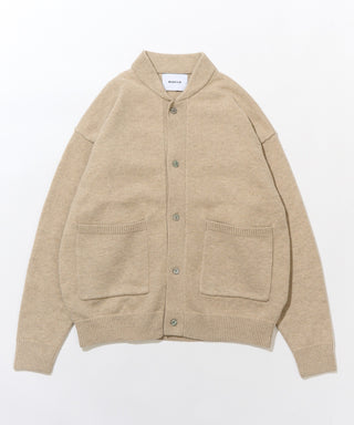 Wool Over Knit MA-1 Cardigan KKP