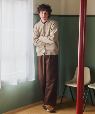 Wool Over Knit MA-1 Cardigan KKP