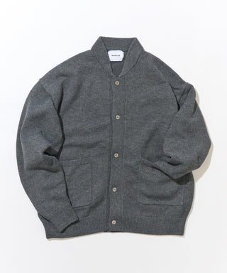 Wool Over Knit MA-1 Cardigan KKP
