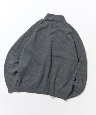 Wool Over Knit MA-1 Cardigan KKP