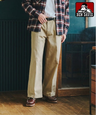 【BEN DAVIS】別注TC Twill Wide Gorilla Cut Pants【予約商品】