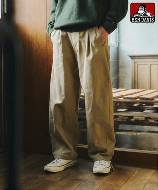 【BEN DAVIS】別注TC Twill Curved Barrel Pants【予約商品】