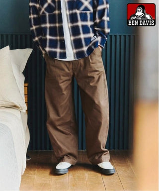 【BEN DAVIS】別注TC Twill Curved Barrel Pants【予約商品】