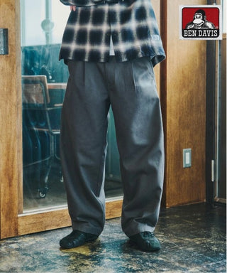 【BEN DAVIS】別注TC Twill Curved Barrel Pants【予約商品】