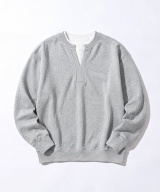 Fake Layered Waffle Sweatshirt