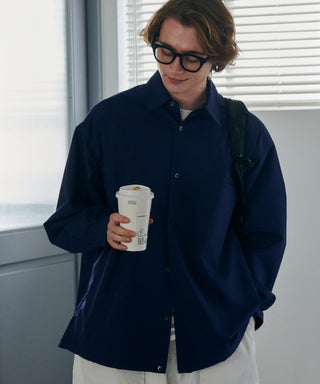 Broad Drawcord Box Shirt