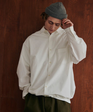 Broad Drawcord Box Shirt