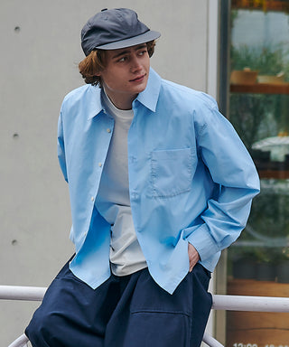 Broad Drawcord Box Shirt