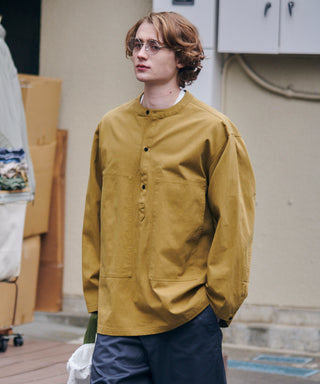 U.S.ARMY バンドカラーデニムプルオーバーシャツ