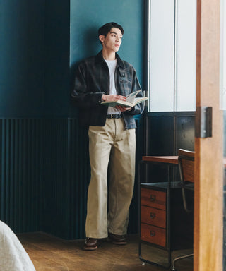 【BEN DAVIS】別注Ombre Check Zip-Up Work Jacket【予約商品】