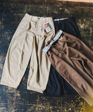 【BEN DAVIS】別注TC Twill Curved Barrel Pants【予約商品】