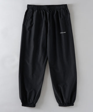 One Point Embroidery Nylon Track Pants Set-up Compatible LESS IS MORE