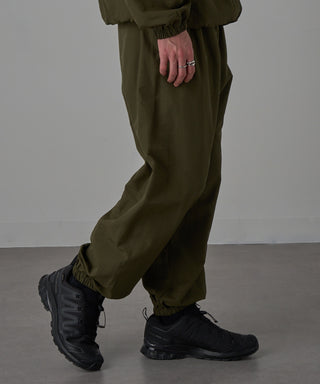 One Point Embroidery Nylon Track Pants Set-up Compatible LESS IS MORE