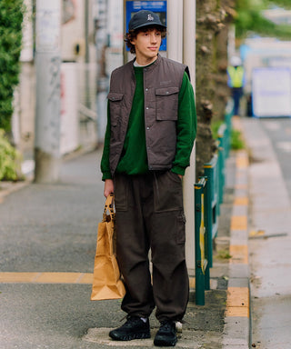 Basic Over Cargo Fleece Pants