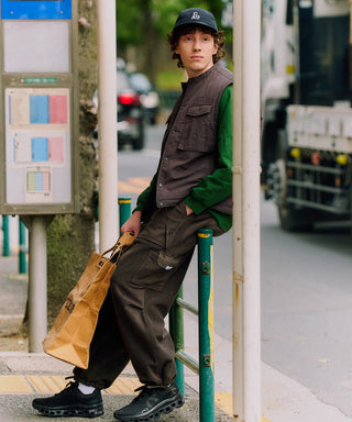 Basic Over Cargo Fleece Pants