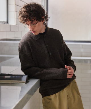 80’s Wool Over Knit Polo