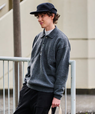 80’s Wool Over Knit Polo