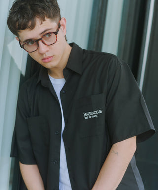 Regular Collar Embroidery Half Sleeve Shirt KKP