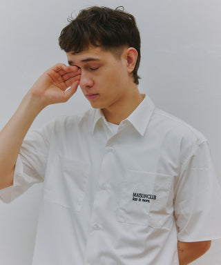 Regular Collar Embroidery Half Sleeve Shirt KKP