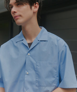 【予約商品】Compact Cropped Open Collar Shirt
