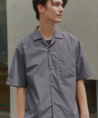 【予約商品】Compact Cropped Open Collar Shirt